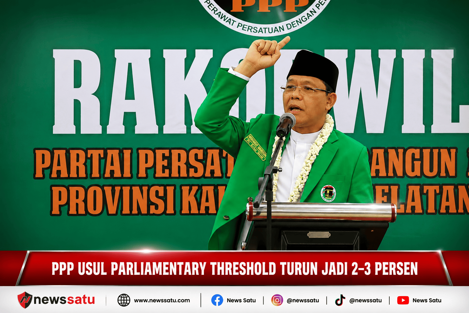 PPP Usul Parliamentary Threshold Turun Jadi 2–3 Persen