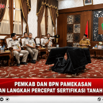 Pemkab dan BPN Pamekasan Satukan Langkah Percepat Sertifikasi Tanah Warga