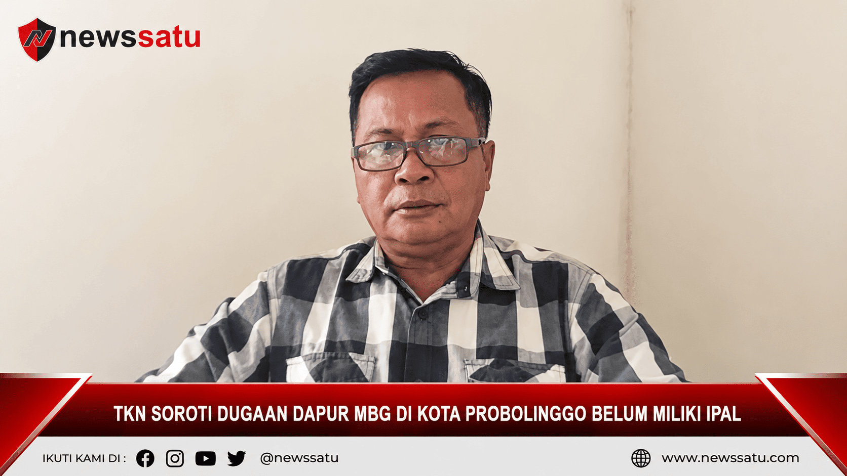 TKN Soroti Dugaan Dapur MBG Di Kota Probolinggo Belum Miliki IPAL