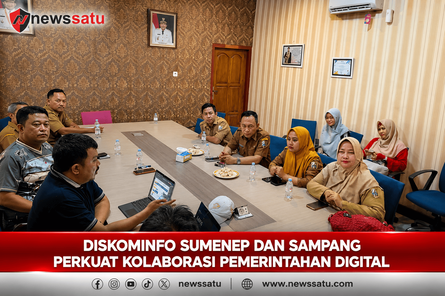 Diskominfo Sumenep dan Sampang Perkuat Kolaborasi Pemerintahan Digital