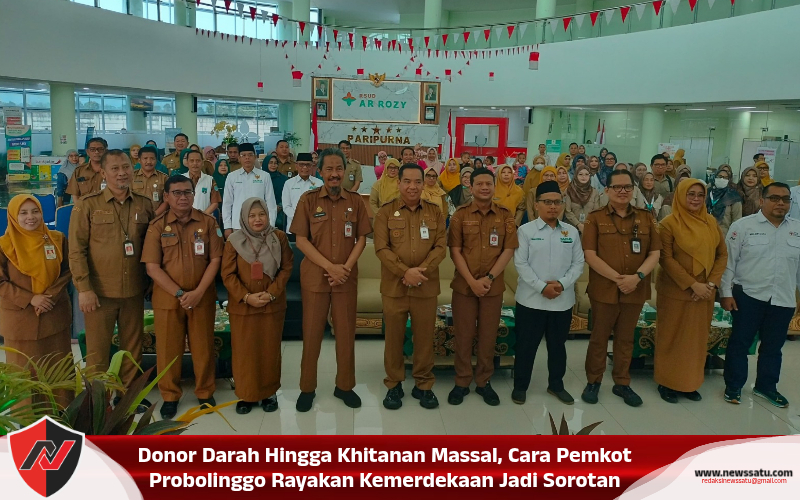 Donor Darah Hingga Khitanan Massal, Cara Pemkot Probolinggo Rayakan Kemerdekaan Jadi Sorotan