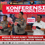 Modus Tukar Kunci Terbongkar, Pria di Probolinggo Curi Motor Teman Sendiri