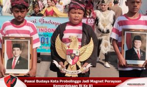 Pawai Budaya Kota Probolinggo Jadi Magnet Perayaan Kemerdekaan RI Ke 81