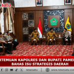 Pertemuan Kapolres Dan Bupati Pamekasan Bahas Isu Strategis Daerah