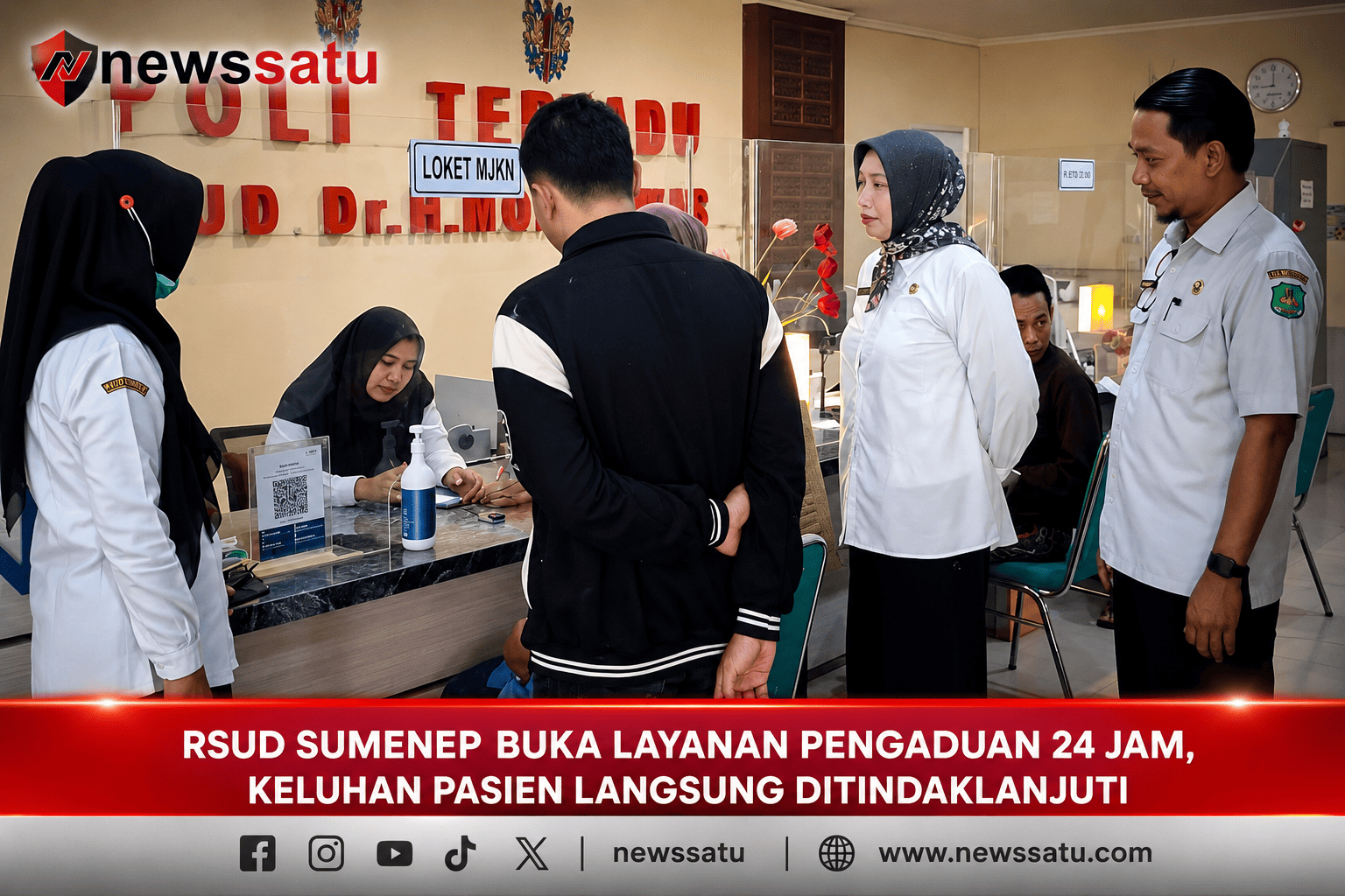 RSUD Sumenep Buka Layanan Pengaduan 24 Jam, Keluhan Pasien Langsung Ditindaklanjuti