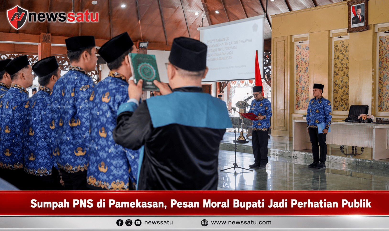 Sumpah PNS di Pamekasan, Pesan Moral Bupati Jadi Perhatian Publik
