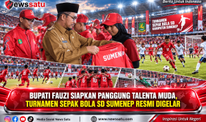 Bupati Fauzi Siapkan Panggung Talenta Muda, Turnamen Sepak Bola SD Sumenep Resmi Digelar