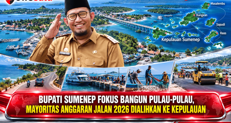 Bupati Sumenep Fokus Bangun Pulau-Pulau, Mayoritas Anggaran Jalan 2026 Dialihkan Ke Kepulauan