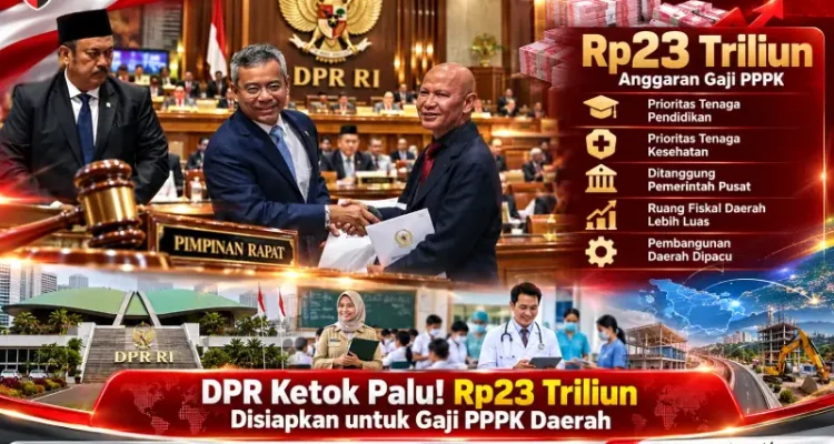 DPR Ketok Palu! Rp23 Triliun Disiapkan untuk Gaji PPPK Daerah