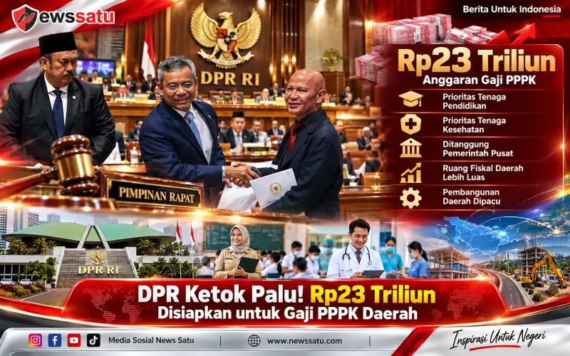 DPR Ketok Palu! Rp23 Triliun Disiapkan untuk Gaji PPPK Daerah