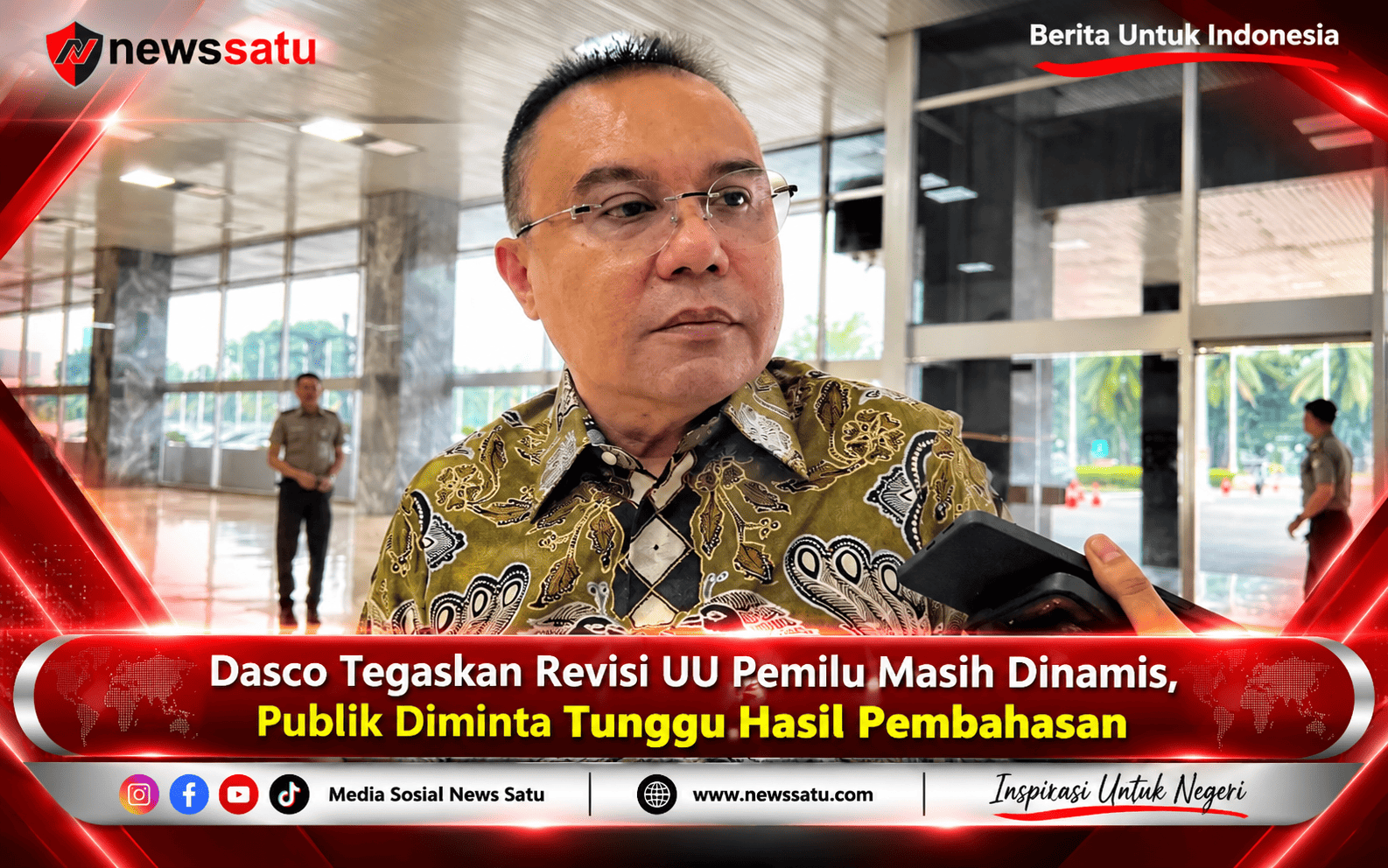Dasco Tegaskan Revisi UU Pemilu Masih Dinamis, Publik Diminta Tunggu Hasil Pembahasan