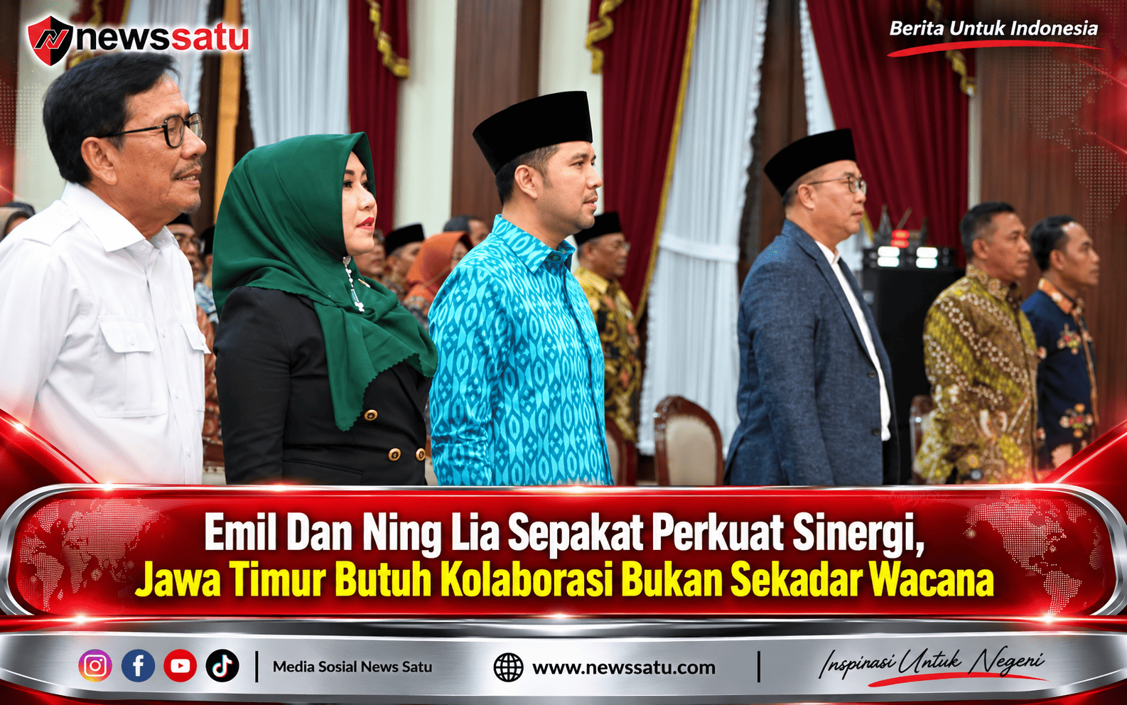 Emil Dan Ning Lia Sepakat Perkuat Sinergi, Jawa Timur Butuh Kolaborasi Bukan Sekadar Wacana