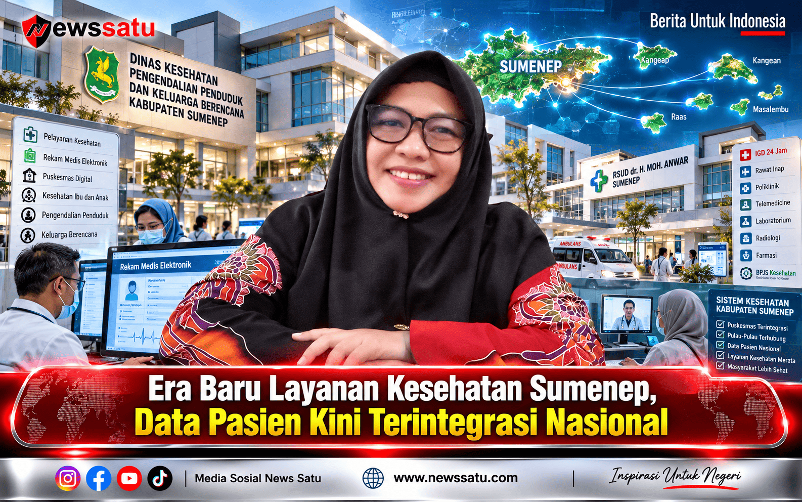 Era Baru Layanan Kesehatan Sumenep, Data Pasien Kini Terintegrasi Nasional