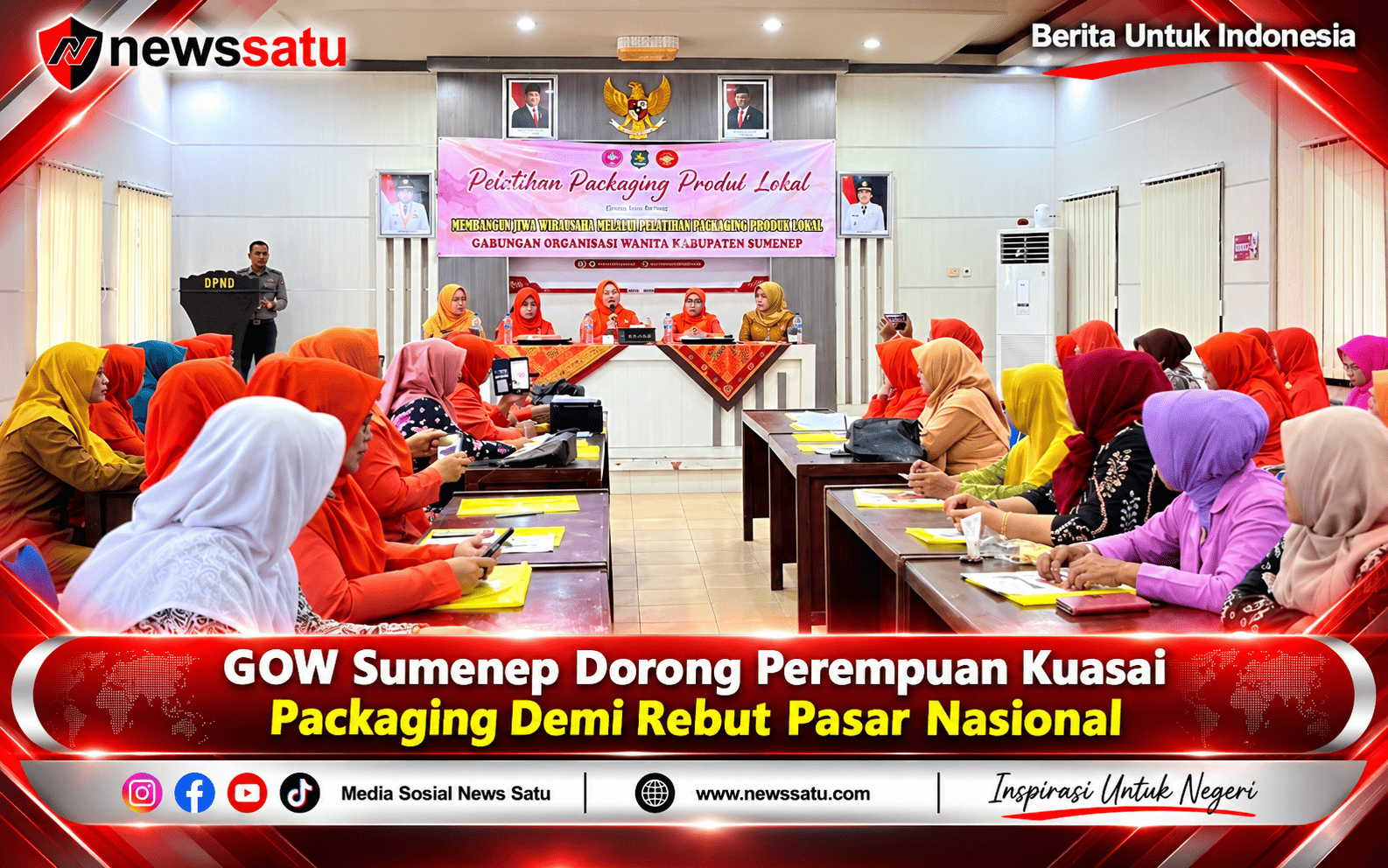GOW Sumenep Dorong Perempuan Kuasai Packaging Demi Rebut Pasar Nasional