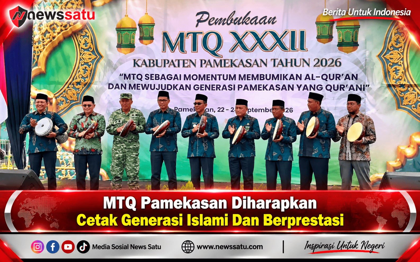 MTQ Pamekasan Diharapkan Cetak Generasi Islami Dan Berprestasi