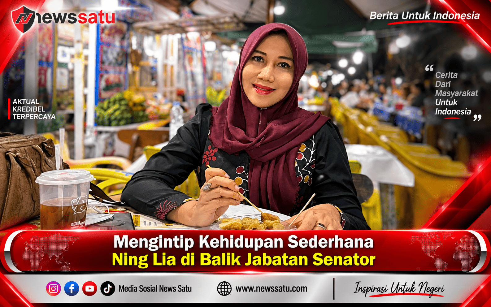 Mengintip Kehidupan Sederhana Ning Lia di Balik Jabatan Senator