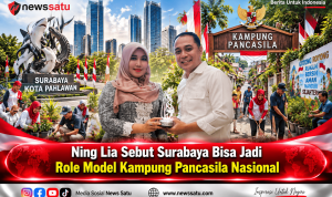 Ning Lia Sebut Surabaya Bisa Jadi Role Model Kampung Pancasila Nasional