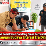 PWI Pamekasan Gandeng Dinas Perpustakaan, Bangun Budaya Literasi Era Digital