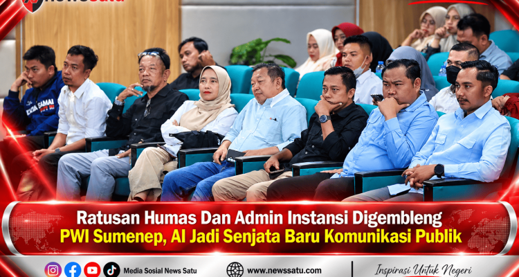 Ratusan Humas Dan Admin Instansi Digembleng PWI Sumenep, AI Jadi Senjata Baru Komunikasi Publik