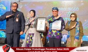 Ribuan Pelajar Probolinggo Pecahkan Rekor MURI Lewat Batik in Motion 2026 Ribuan Pelajar Probolinggo Pecahkan Rekor MURI Lewat Batik in Motion 2026