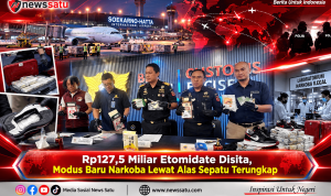 Rp127,5 Miliar Etomidate Disita, Modus Baru Narkoba Lewat Alas Sepatu Terungkap