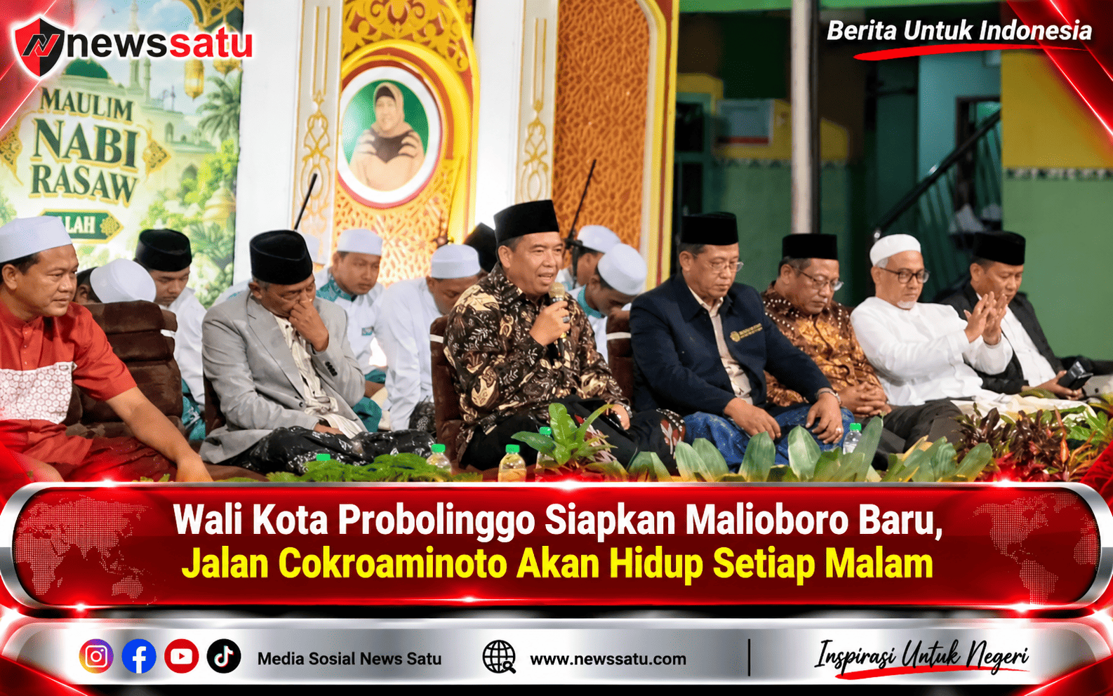 Wali Kota Probolinggo Siapkan Malioboro Baru, Jalan Cokroaminoto Akan Hidup Setiap Malam