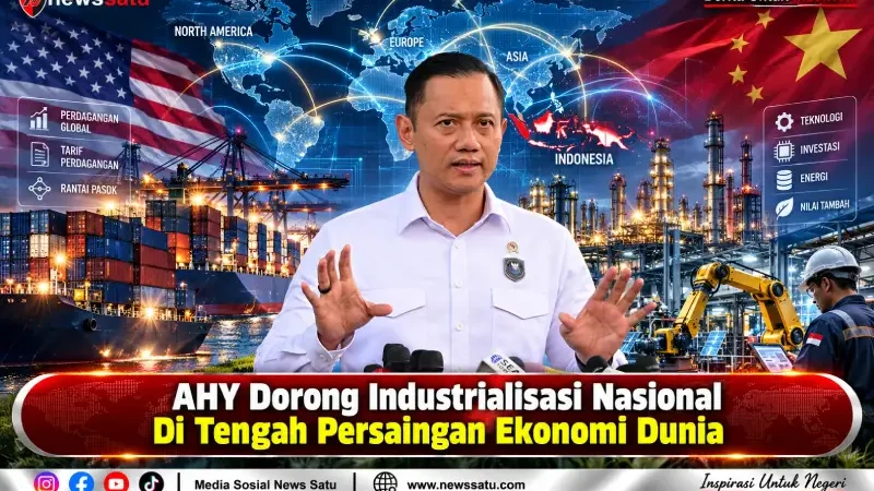 AHY Dorong Industrialisasi Nasional Di Tengah Persaingan Ekonomi Dunia