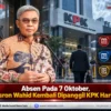 Absen Pada 7 Oktober, Nusron Wahid Kembali Dipanggil KPK Hari Ini
