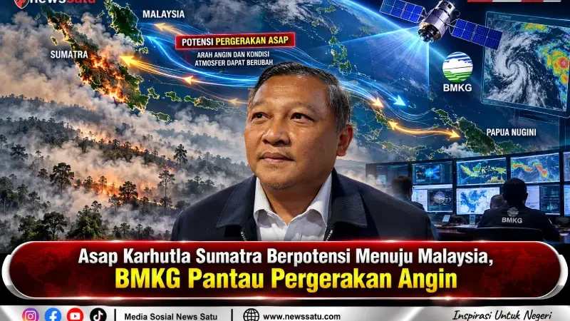 Asap Karhutla Sumatra Berpotensi Menuju Malaysia, BMKG Pantau Pergerakan Angin