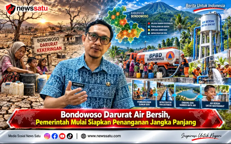 Bondowoso Darurat Air Bersih, Pemerintah Mulai Siapkan Penanganan Jangka Panjang