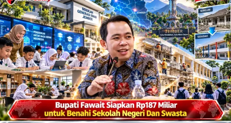 Bupati Fawait Siapkan Rp187 Miliar untuk Benahi Sekolah Negeri Dan Swasta