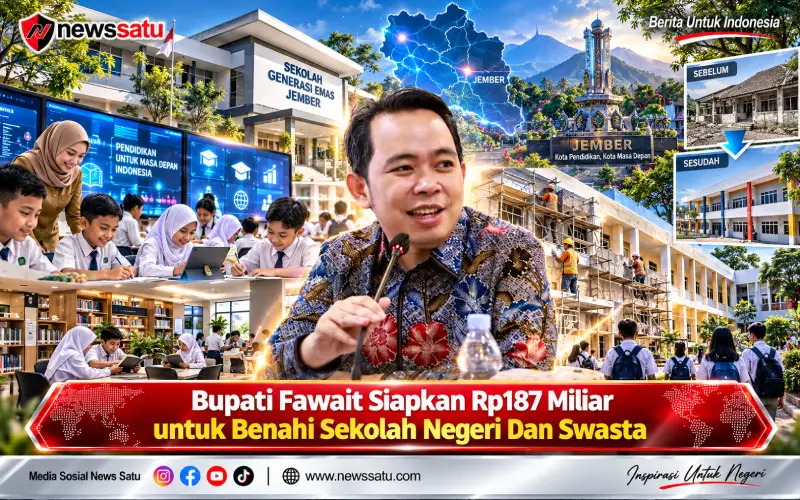 Bupati Fawait Siapkan Rp187 Miliar untuk Benahi Sekolah Negeri Dan Swasta