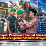 Bupati Pamekasan Sambut Danrem, Bahas Penguatan Stabilitas Wilayah