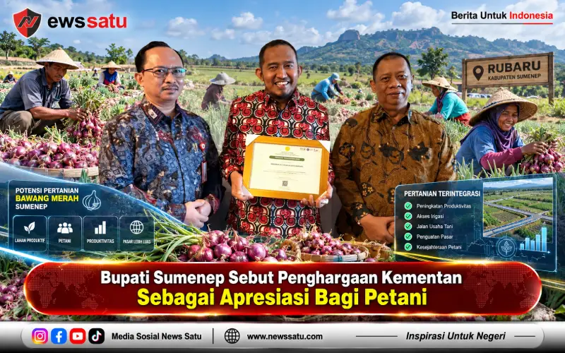 Bupati Sumenep Sebut Penghargaan Kementan Sebagai Apresiasi Bagi Petani