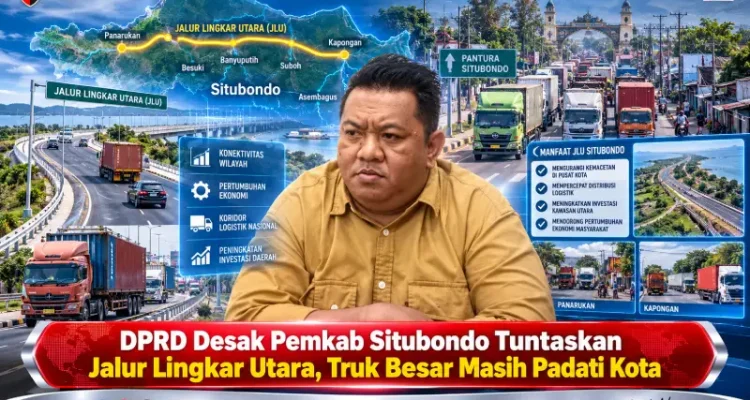 DPRD Desak Pemkab Situbondo Tuntaskan Jalur Lingkar Utara, Truk Besar Masih Padati Kota