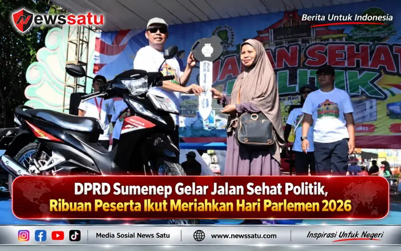 DPRD Sumenep Gelar Jalan Sehat Politik, Ribuan Peserta Ikut Meriahkan Hari Parlemen 2026