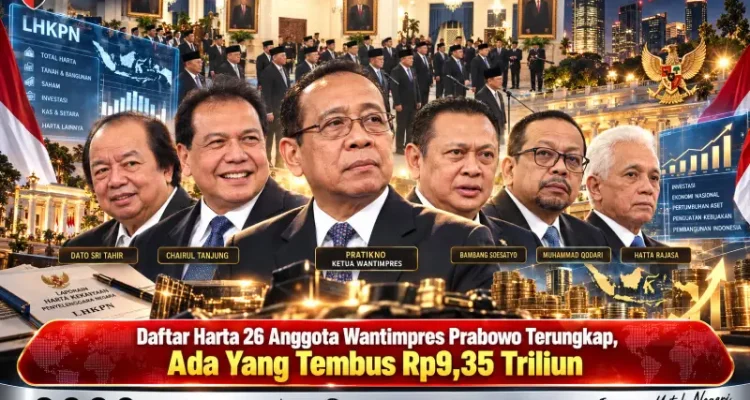 Daftar Harta 26 Anggota Wantimpres Prabowo Terungkap, Ada Yang Tembus Rp9,35 Triliun