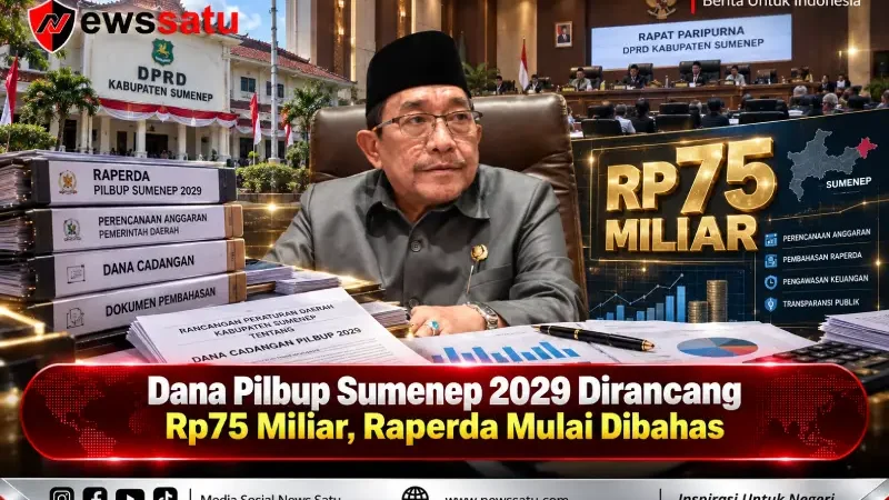 Dana Pilbup Sumenep 2029 Dirancang Rp75 Miliar, Raperda Mulai Dibahas