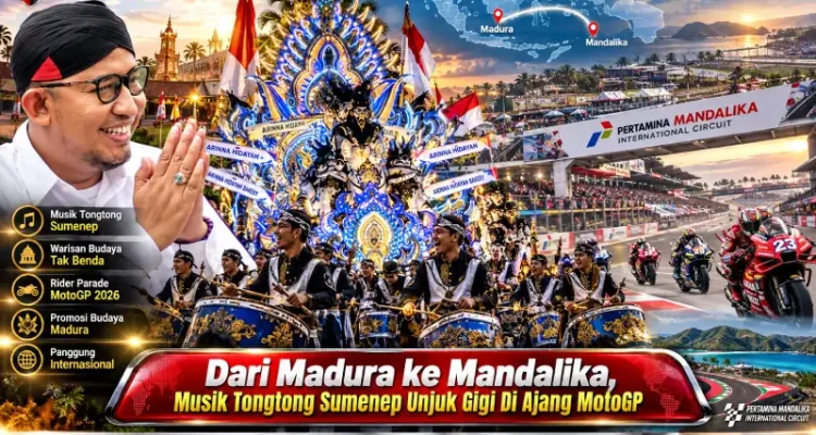 Dari Madura Ke Mandalika, Musik Tongtong Sumenep Unjuk Gigi Di Ajang MotoGP