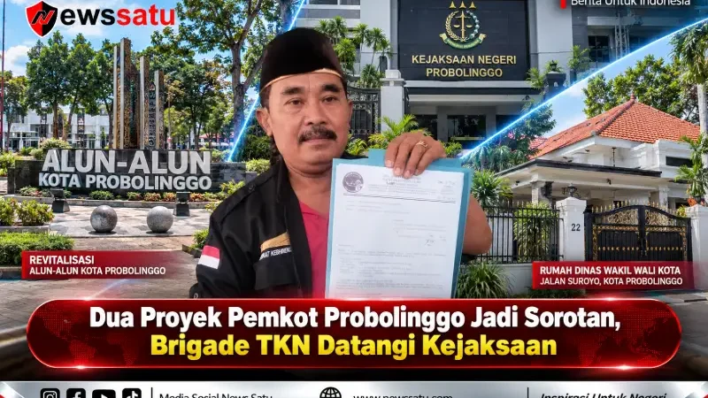 Dua Proyek Pemkot Probolinggo Jadi Sorotan, Brigade TKN Datangi Kejaksaan