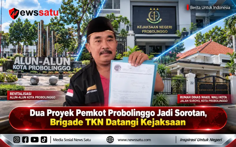 Dua Proyek Pemkot Probolinggo Jadi Sorotan, Brigade TKN Datangi Kejaksaan