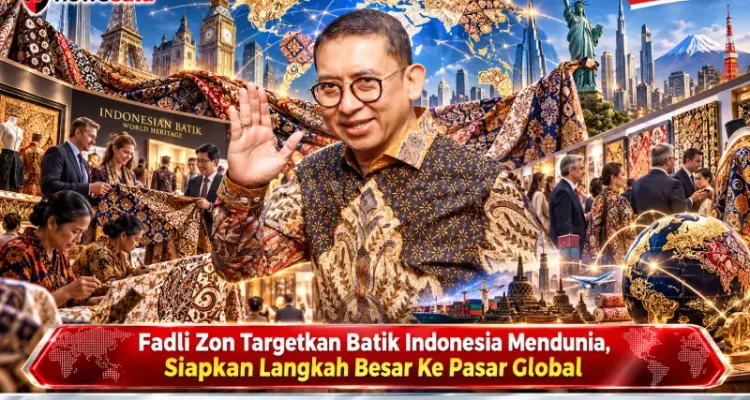 Fadli Zon Targetkan Batik Indonesia Mendunia, Siapkan Langkah Besar Ke Pasar Global