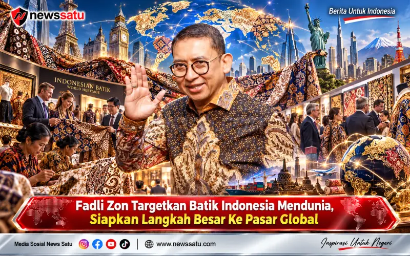 Fadli Zon Targetkan Batik Indonesia Mendunia, Siapkan Langkah Besar Ke Pasar Global