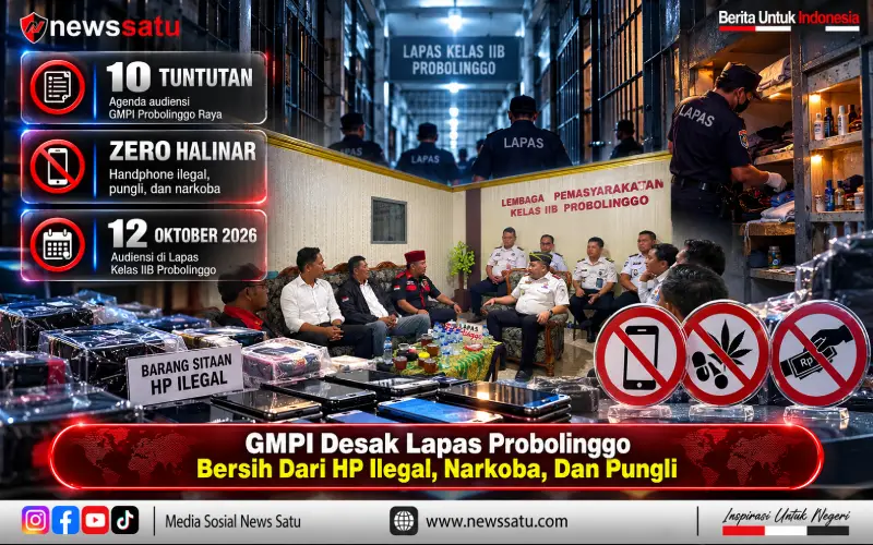 GMPI Desak Lapas Probolinggo Bersih Dari HP Ilegal, Narkoba, Dan Pungli