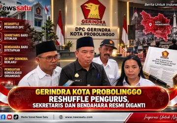 Gerindra Kota Probolinggo Reshuffle Pengurus, Sekretaris Dan Bendahara Resmi Diganti