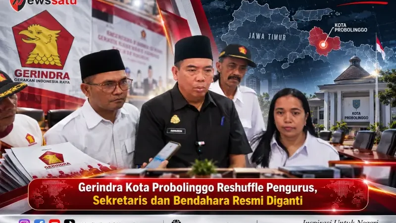 Gerindra Kota Probolinggo Reshuffle Pengurus, Sekretaris dan Bendahara Resmi Diganti