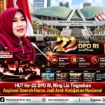 HUT Ke-22 DPD RI, Ning Lia Tegaskan Aspirasi Daerah Harus Jadi Arah Kebijakan Nasional
