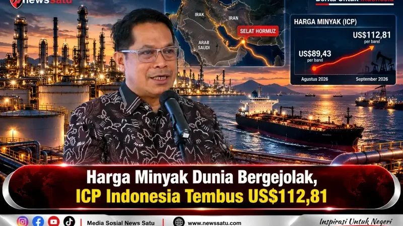 Harga Minyak Dunia Bergejolak, ICP Indonesia Tembus US$112,81