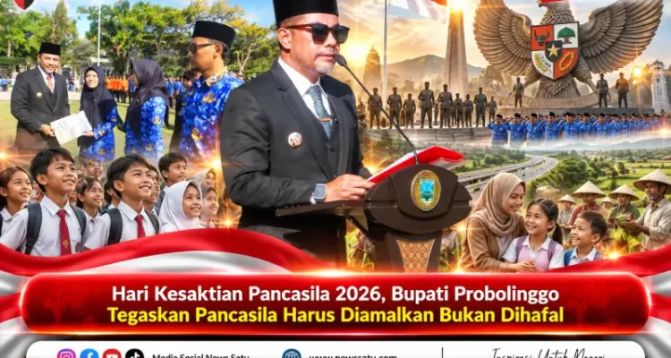 Hari Kesaktian Pancasila 2026, Bupati Probolinggo Tegaskan Pancasila Harus Diamalkan Bukan Dihafal