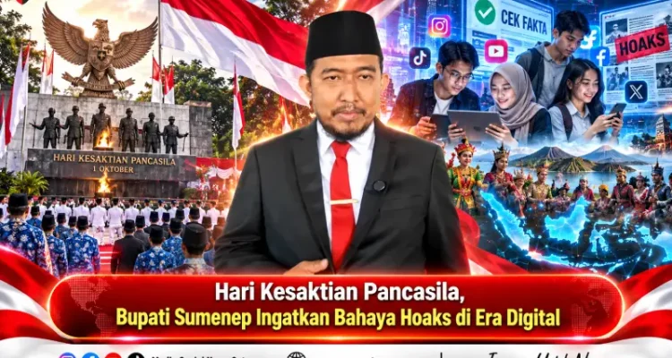 Hari Kesaktian Pancasila, Bupati Sumenep Ingatkan Bahaya Hoaks di Era Digital